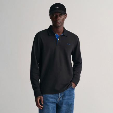 GANT Erkek Siyah Regular Fit Polo GANT Erkek Siyah Regular Fit Polo