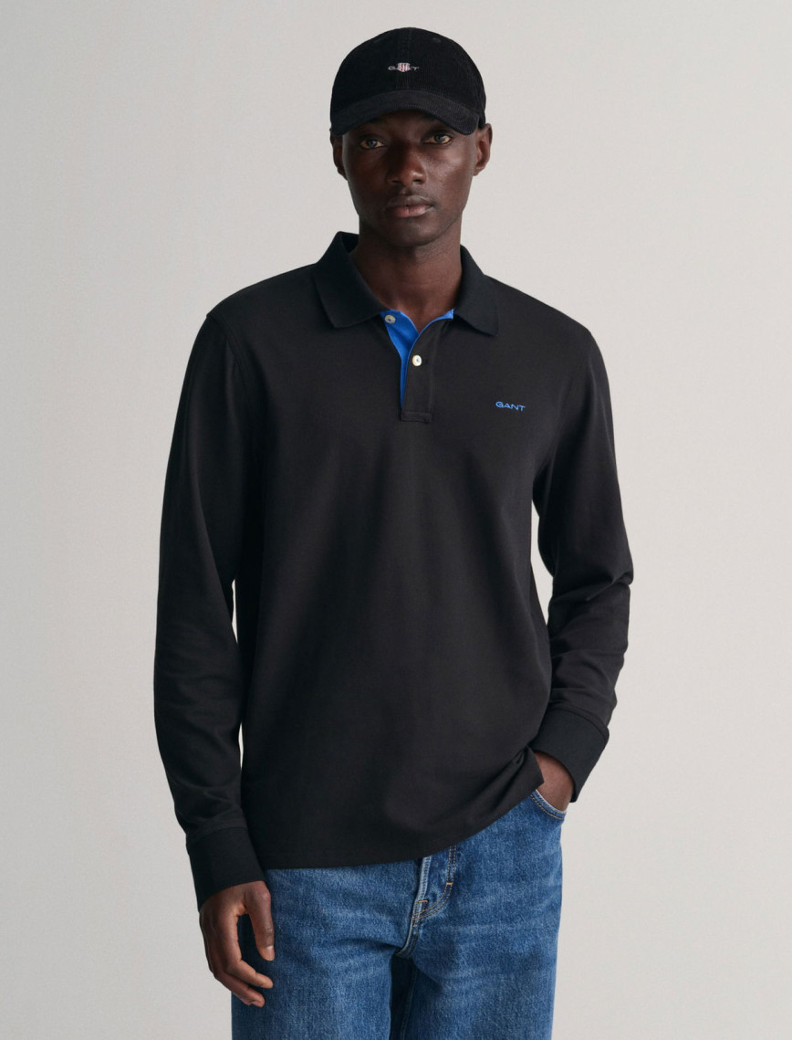 GANT Erkek Gri Regular Fit Polo GANT Erkek Gri Regular Fit Polo