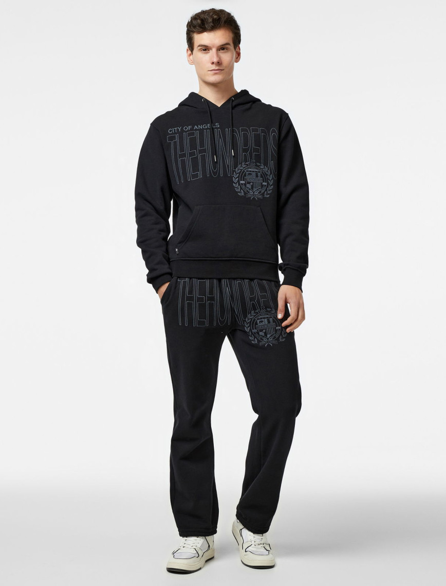 The Hundreds City Hoodie Erkek Siyah Hoodie