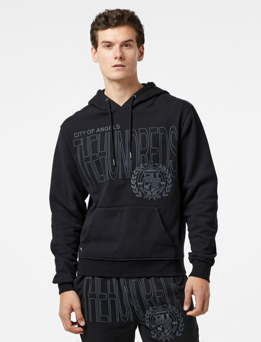 The Hundreds City Hoodie Erkek Siyah Hoodie