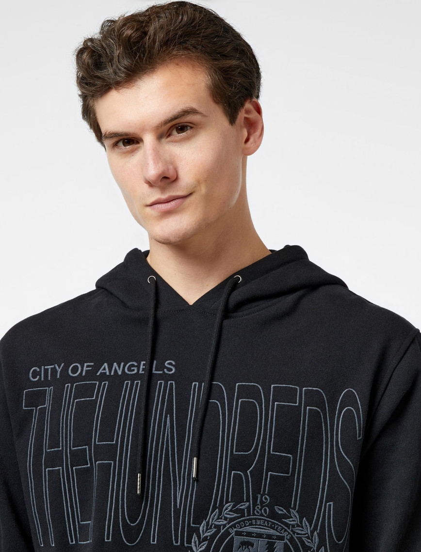 The Hundreds City Hoodie Erkek Siyah Hoodie