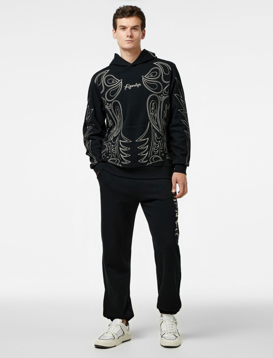 Ripndip Howdy Erkek Siyah Hoodie Ripndip Howdy Erkek Siyah Hoodie