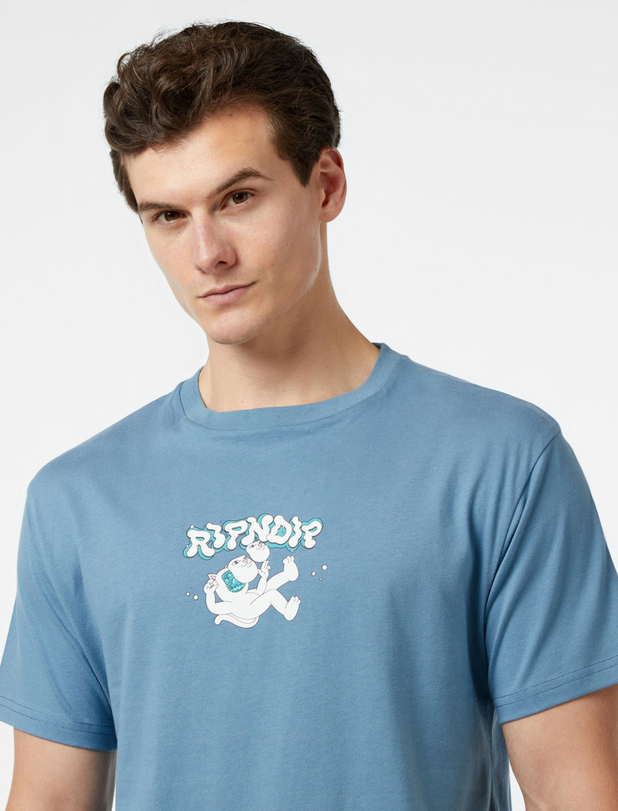 Ripndip Unattached Erkek Mavi T-Shirt Ripndip Unattached Erkek Mavi T-Shirt