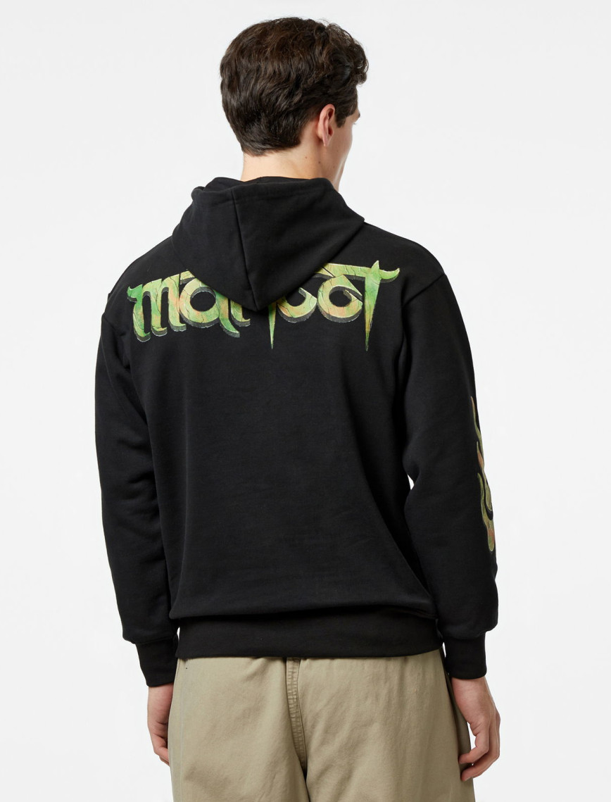 Market Smiley Out Of Body Erkek Siyah Hoodie Market Smiley Out Of Body Erkek Siyah Hoodie