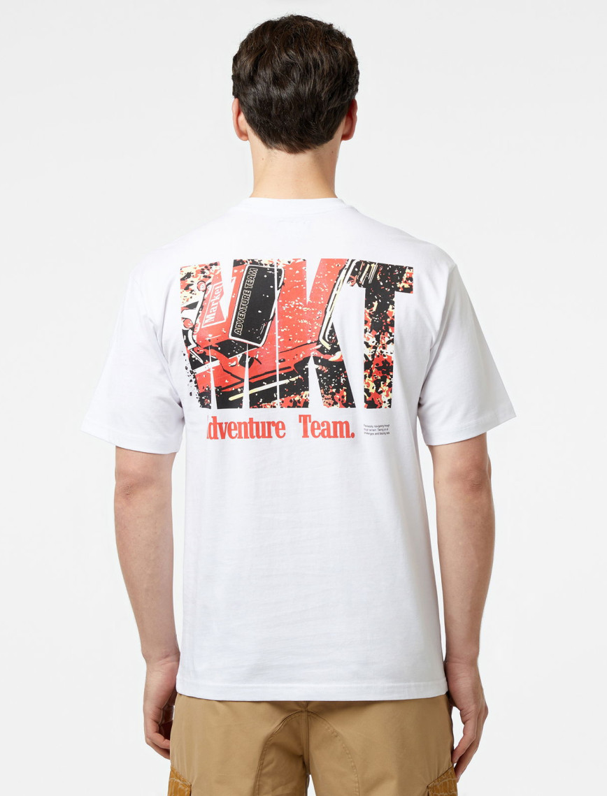 Market Adventure Team Erkek Beyaz T-Shirt Market Adventure Team Erkek Beyaz T-Shirt