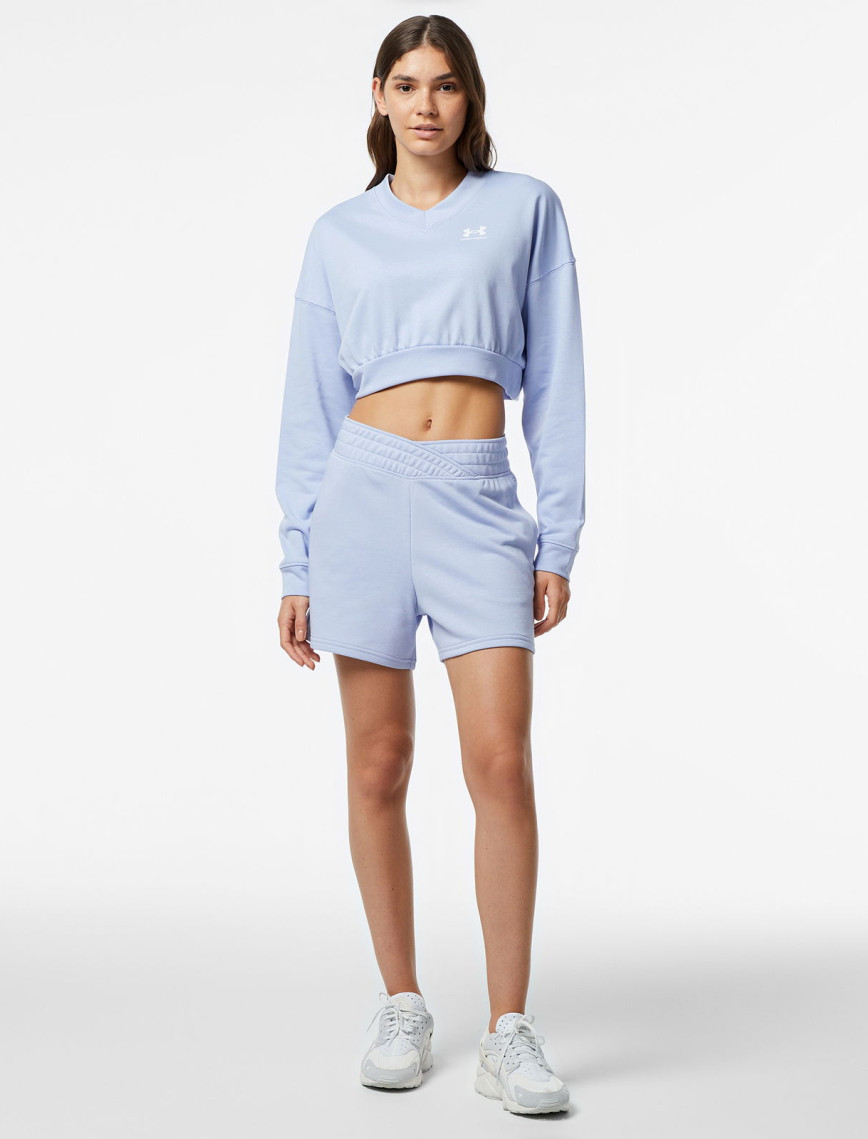 Under Armour Rival Terry Kadın Mor Şort Under Armour Rival Terry Kadın Mor Şort