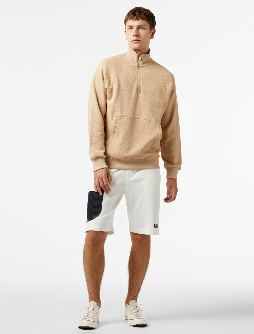 UNITED4 Erkek Krem Hoodie UNITED4 Erkek Krem Hoodie