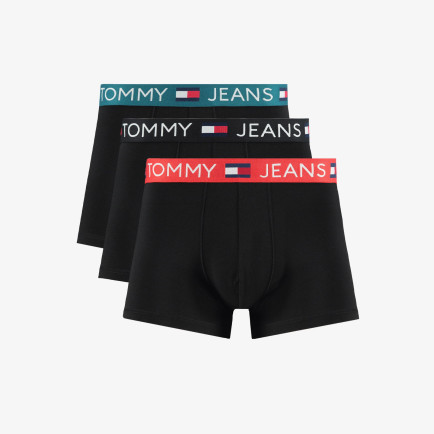 Tommy Jeans 3P Trunk Wb Erkek Siyah Boxer Tommy Jeans 3P Trunk Wb Erkek Siyah Boxer