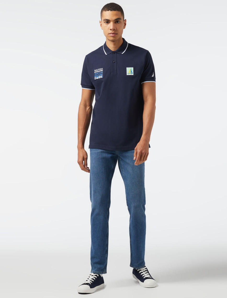 Nautica Erkek Lacivert Classic Fit Kısa Kollu Polo Nautica Erkek Lacivert Classic Fit Kısa Kollu Polo