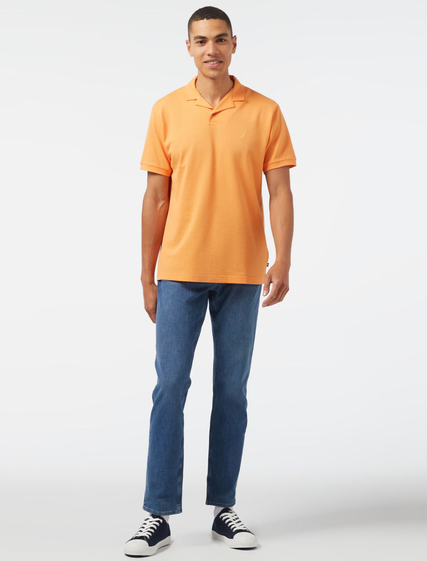 Nautica Erkek Turuncu Classic Fit Kısa Kollu Polo Nautica Erkek Turuncu Classic Fit Kısa Kollu Polo