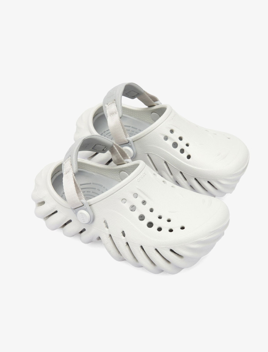 Crocs Echo Clog Çocuk Gri Terlik Crocs Echo Clog Çocuk Gri Terlik