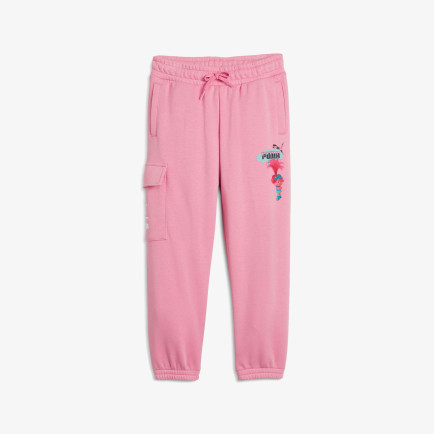 Puma X Trolls Cargo Çocuk Pembe Eşofman Altı Puma X Trolls Cargo Çocuk Pembe Eşofman Altı