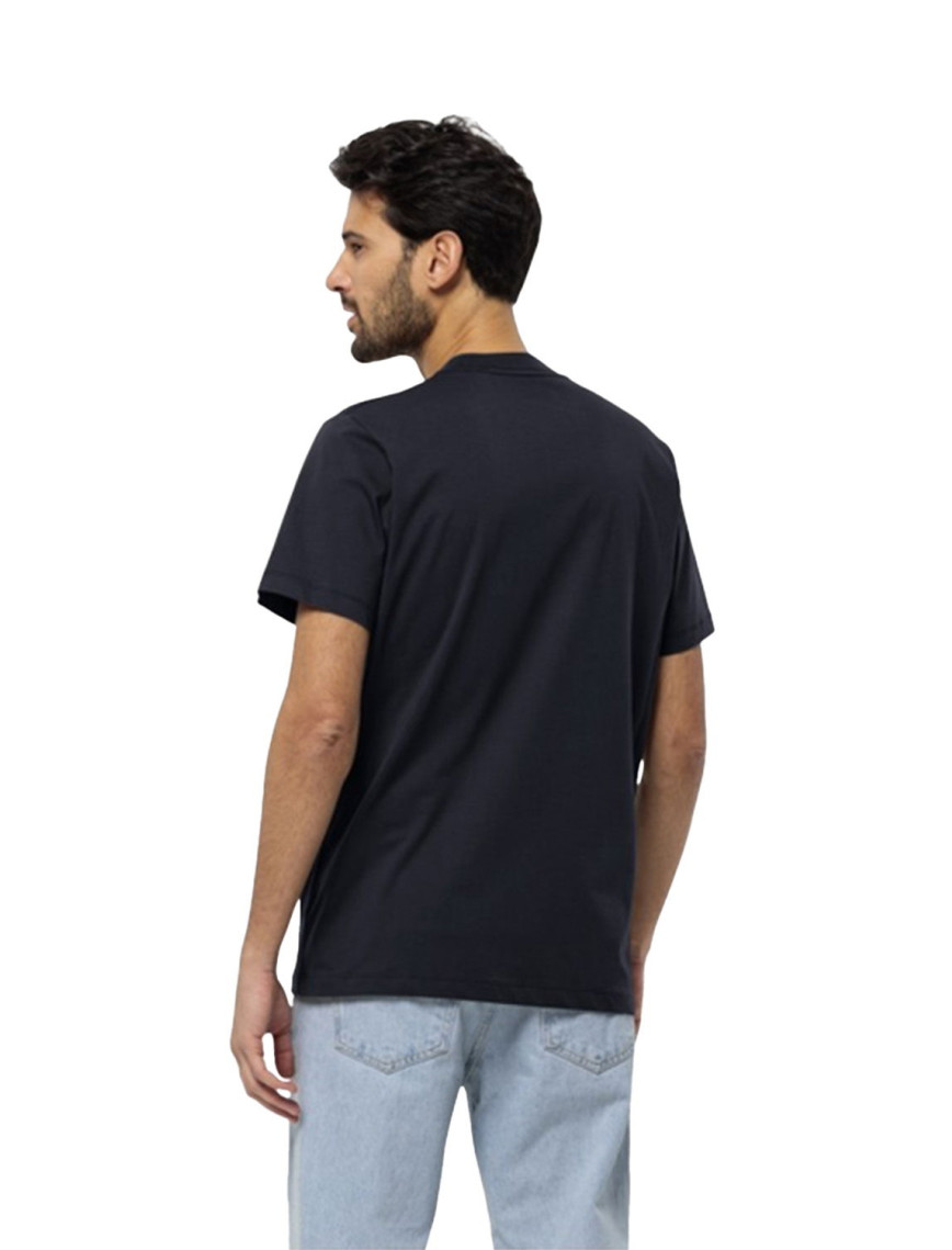 Jack Wolfskin Essential T Erkek Mavi Tişört Jack Wolfskin Essential T Erkek Mavi Tişört