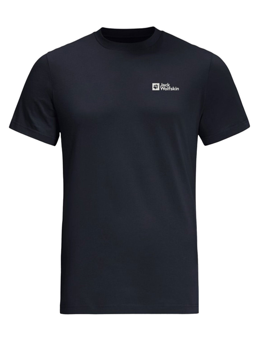 Jack Wolfskin Essential T Erkek Mavi Tişört Jack Wolfskin Essential T Erkek Mavi Tişört