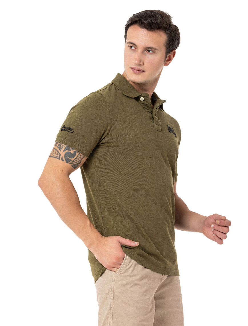 Routefield Pads Erkek Yeşil Polo Tişört Routefield Pads Erkek Yeşil Polo Tişört