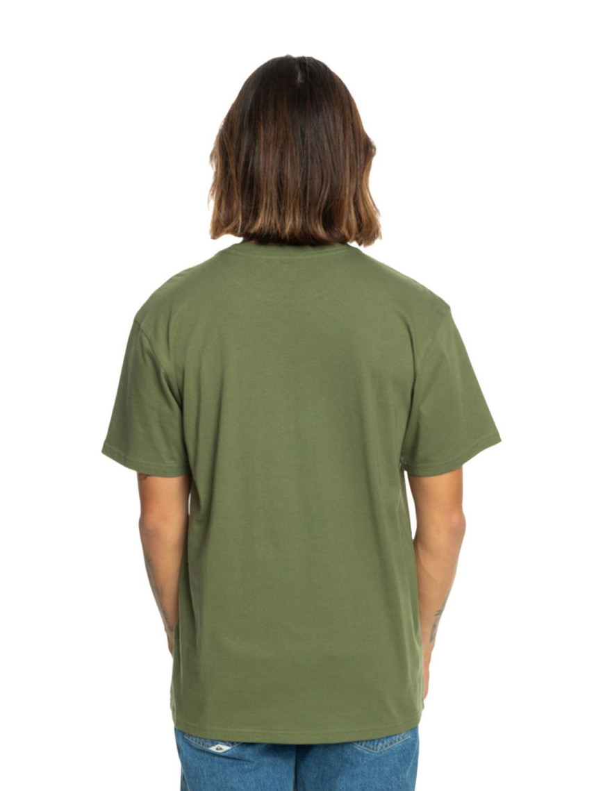 Quiksilver One Last Surf Erkek Yeşil Tişört