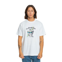 Quiksilver One Last Surf Erkek Beyaz Tişört