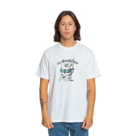 Quiksilver One Last Surf Erkek Beyaz Tişört Quiksilver One Last Surf Erkek Beyaz Tişört