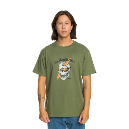 Quiksilver One Last Surf Erkek Yeşil Tişört Quiksilver One Last Surf Erkek Yeşil Tişört