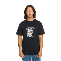 Quiksilver One Last Surf Erkek Siyah Tişört