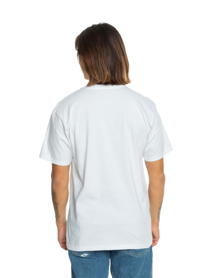 Quiksilver One Last Surf Erkek Beyaz Tişört