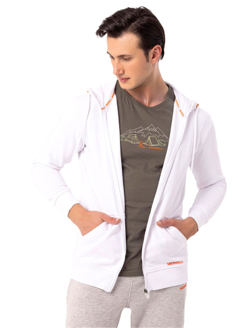 Merrell Scole Erkek Beyaz Sweatshirt Merrell Scole Erkek Beyaz Sweatshirt