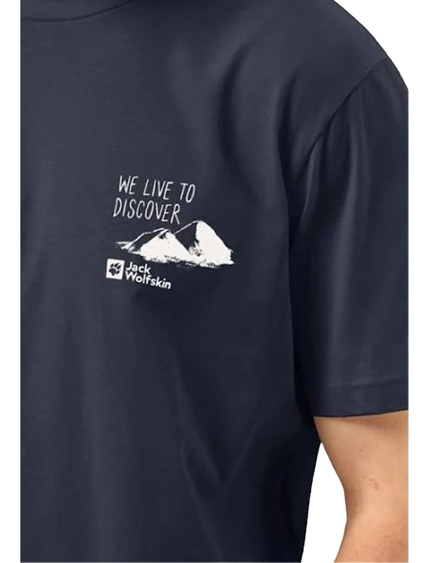 Jack Wolfskin Discover T Erkek Turuncu Tişört Jack Wolfskin Discover T Erkek Turuncu Tişört