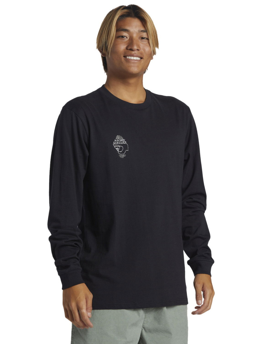 Quiksilver Alex Kopps Ls Can Erkek Siyah Tişört Quiksilver Alex Kopps Ls Can Erkek Siyah Tişört