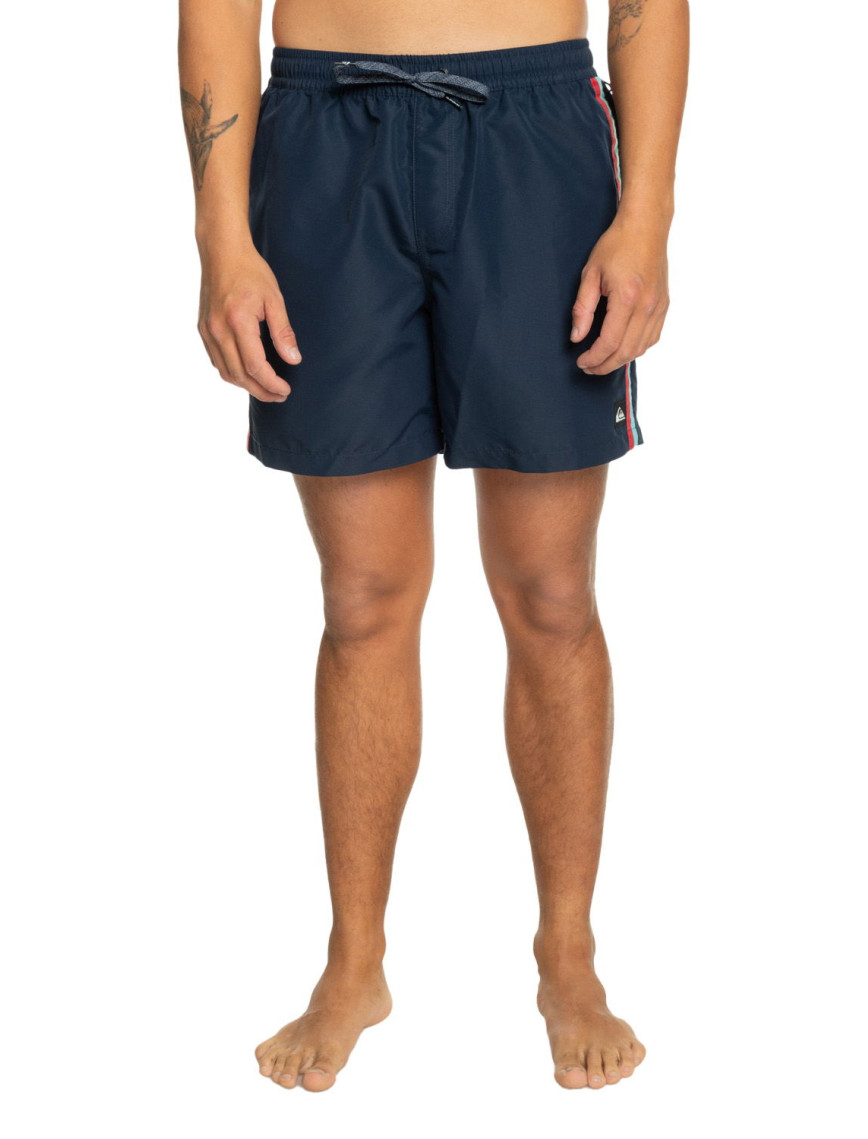 Quiksilver Remade Beach Please 16 Erkek Siyah Volley Short