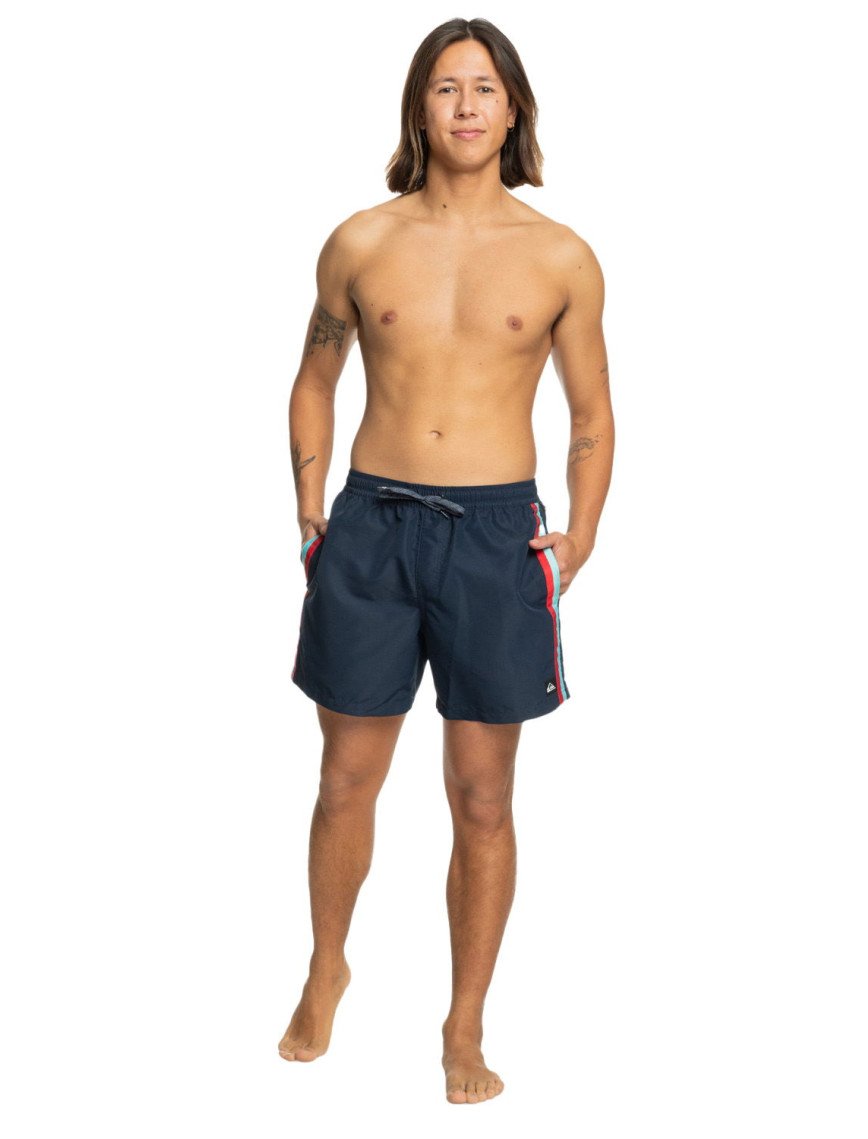 Quiksilver Remade Beach Please 16 Erkek Mavi Volley Short