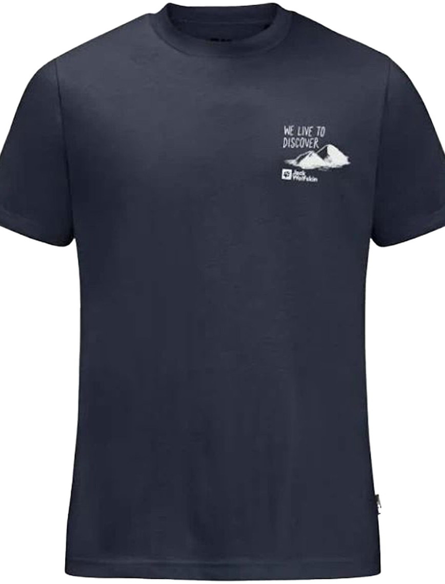 Jack Wolfskin Discover T Erkek Turuncu Tişört Jack Wolfskin Discover T Erkek Turuncu Tişört