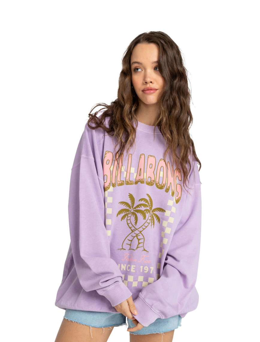 Billabong Ride In Kadın Mor Sweatshirt