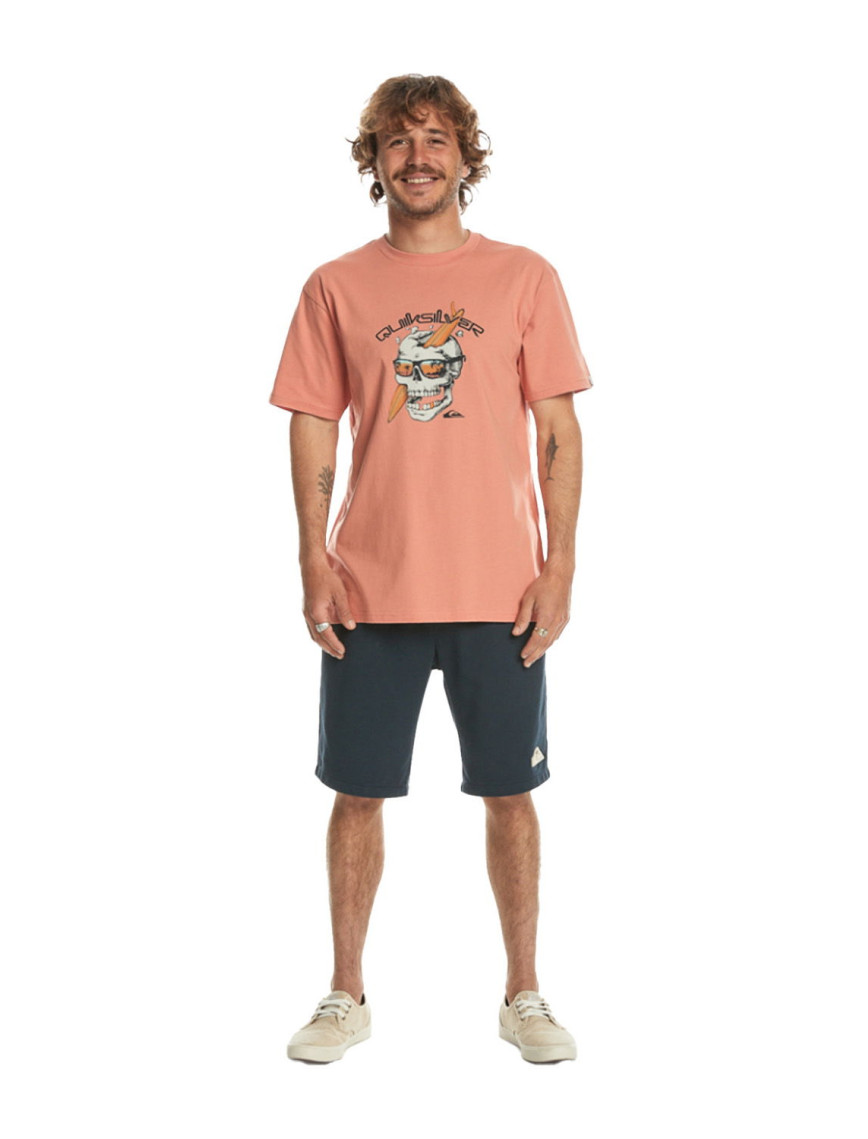 Quiksilver One Last Surf Erkek Kırmızı Tişört