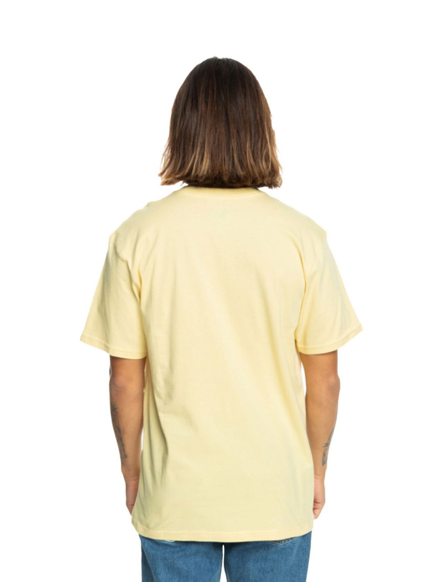 Quiksilver One Last Surf Erkek Sarı Tişört