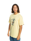 Quiksilver One Last Surf Erkek Sarı Tişört