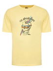 Quiksilver One Last Surf Erkek Sarı Tişört