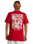 Quiksilver Hurricane Or Hippie Moe Erkek Kırmızı Tişört