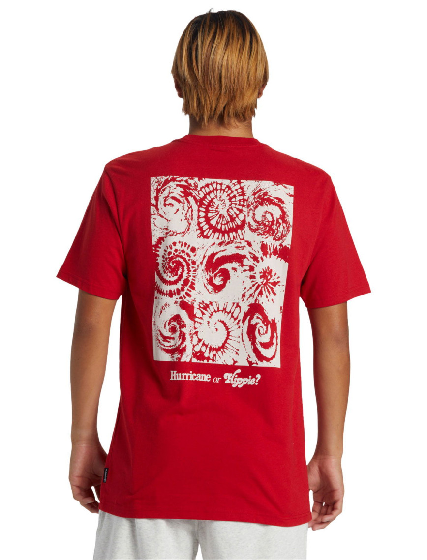 Quiksilver Hurricane Or Hippie Moe Erkek Kırmızı Tişört