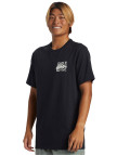 Quiksilver Hurricane Or Hippie Moe Erkek Siyah Tişört