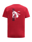 Jack Wolfskin Vonnan S/s Graphic T Erkek Kırmızı Tişört