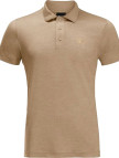 Jack Wolfskin Travel Erkek Bej Polo Tişört