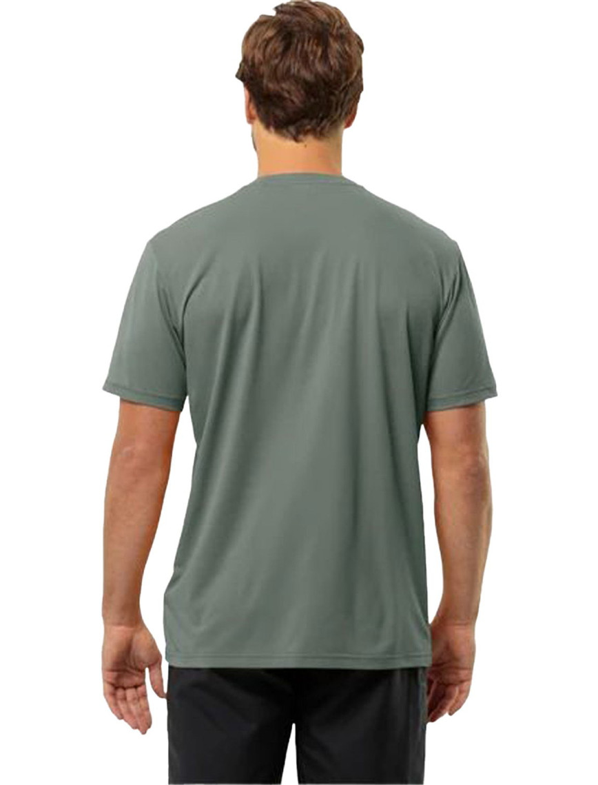 Jack Wolfskin Delgami S|s Erkek Yeşil Tişört