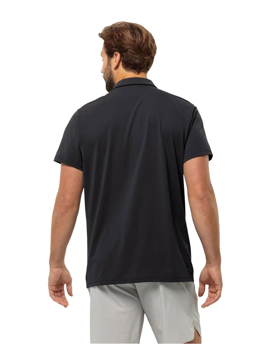 Jack Wolfskin Prelight Trail Erkek Siyah Polo Tişört Jack Wolfskin Prelight Trail Erkek Siyah Polo Tişört