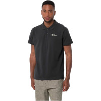 Jack Wolfskin Essential Polo Erkek Siyah Polo Tişört Jack Wolfskin Essential Polo Erkek Siyah Polo Tişört