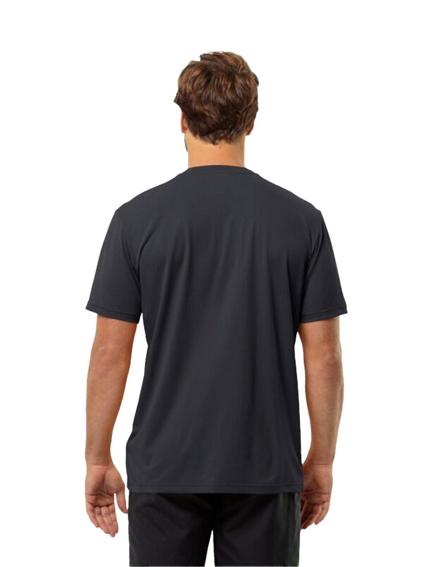 Jack Wolfskin Delgami S|s Erkek Siyah Tişört