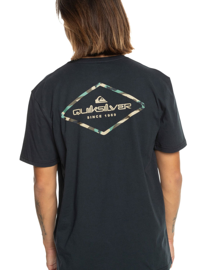 Quiksilver Omni Lock Erkek Siyah Tişört Quiksilver Omni Lock Erkek Siyah Tişört