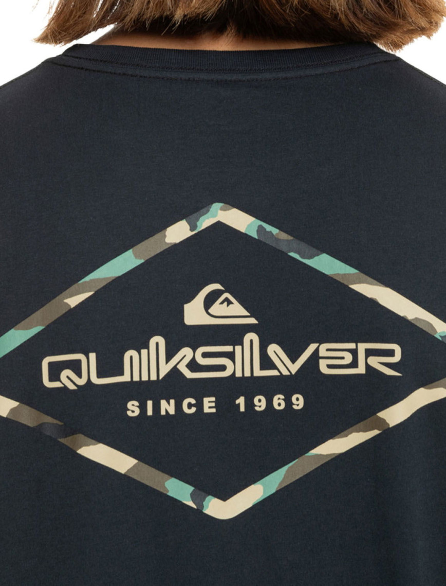 Quiksilver Omni Lock Erkek Siyah Tişört Quiksilver Omni Lock Erkek Siyah Tişört