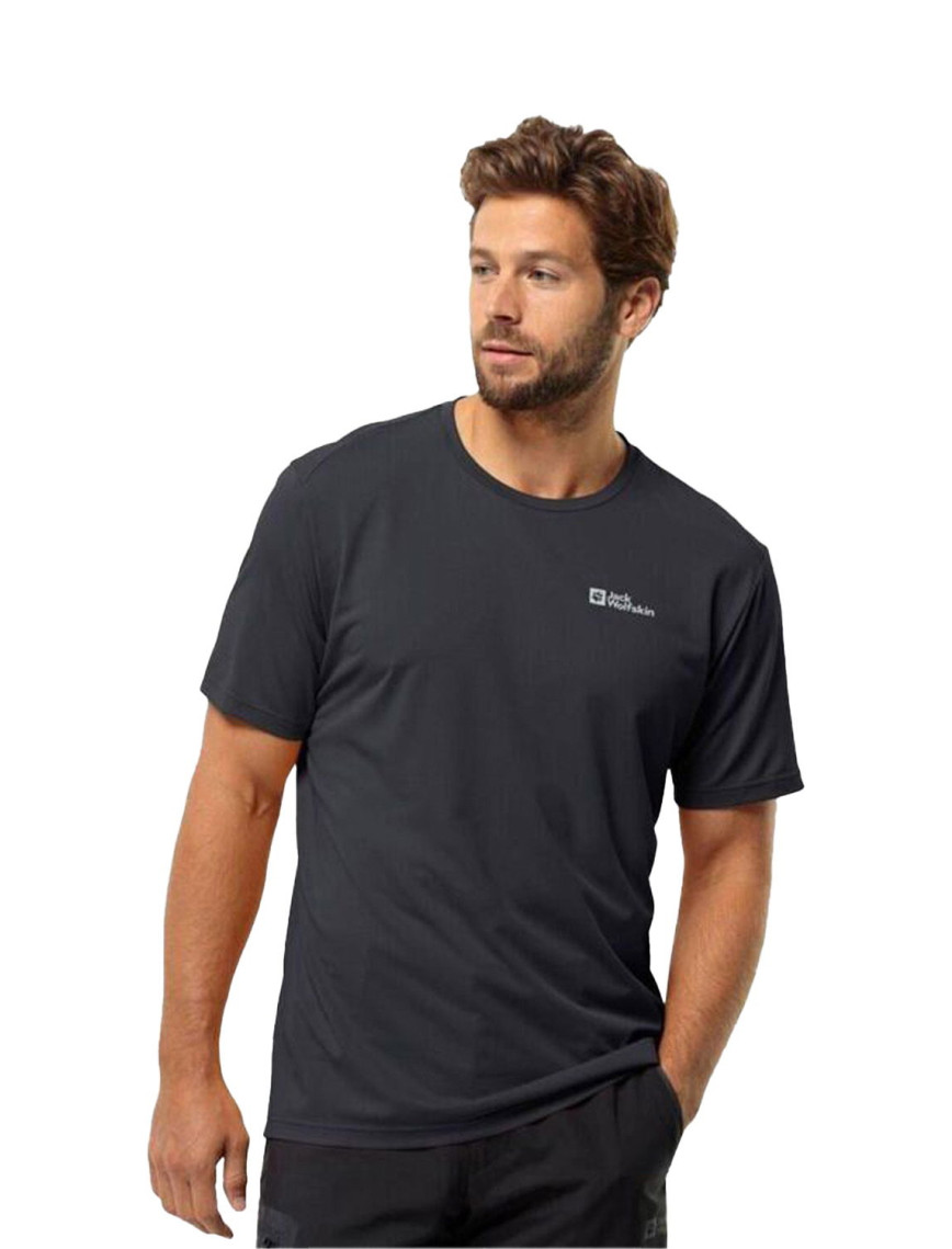 Jack Wolfskin Delgami S|s Erkek Turuncu Tişört