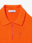 Lacoste Kadın Slim Fit Polo Yaka Turuncu Triko Lacoste Kadın Slim Fit Polo Yaka Turuncu Triko