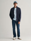GANT Erkek Lacivert Regular Fit Fermuarlı Sweatshirt GANT Erkek Lacivert Regular Fit Fermuarlı Sweatshirt